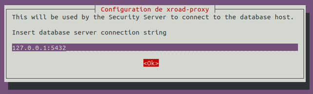 Configuration de X-Road proxy